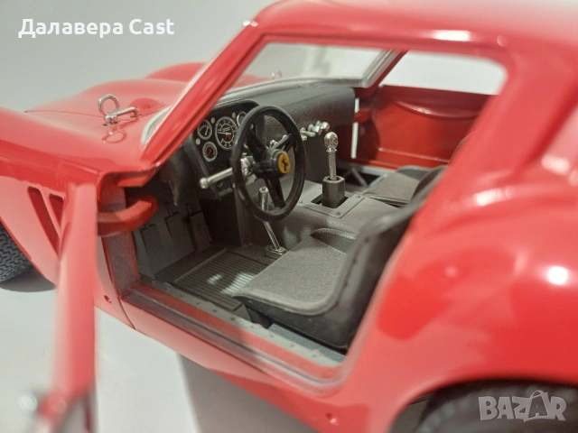 1/18 Ferrari GTO 1962 Bburago Italy , снимка 11 - Колекции - 54181525