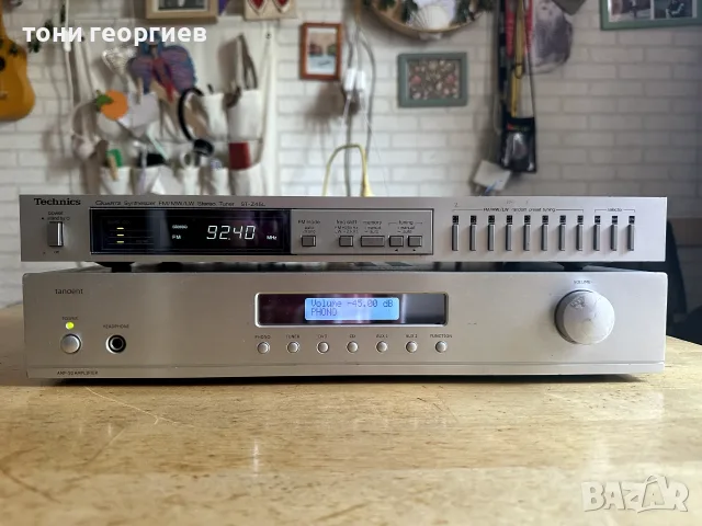 Усилвател TANGENT AMP 50 + стерео радио тунер