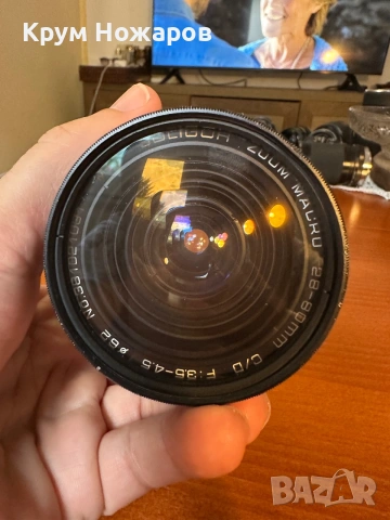 Продавам Обектив Soligor  Zoom. Macro. 28-80. C/D. F:35-45. Ф62. No.381021031. MC , снимка 3 - Обективи и филтри - 55252279