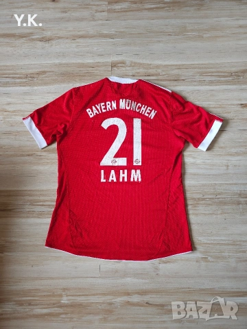 Оригинална мъжка тениска Adidas Climacool x F.C. Bayern Munchen x Lahm / Season 09-10 (Home), снимка 3 - Тениски - 55157401