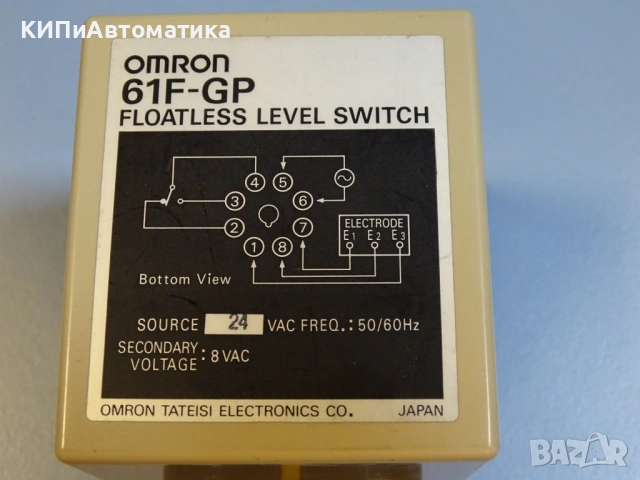 контролно реле Omron 61F-GP Floatless level switch 24VAC 50/60Hz, снимка 8 - Резервни части за машини - 54525427