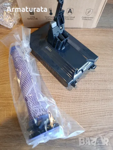 Батерия и филтър за Dyson V8, снимка 5 - Прахосмукачки - 55396757