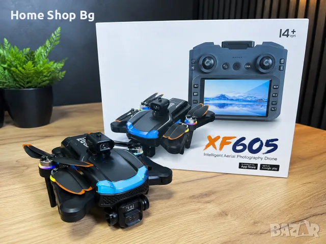Дрон XF605 Intelligent Aerial Photography с LCD контролер ново 