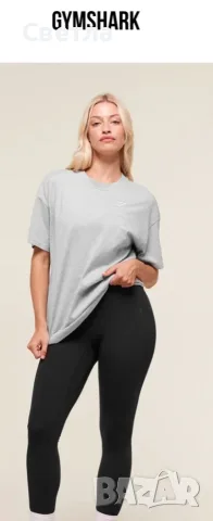 Тениска Gymshark, тренировъчна, оверсайз.Размер L.100% памук, Купена €22. Предлагам я за € 13