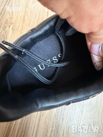 Дамски дамски елегантни черни обувки Guess! 40 н, снимка 5 - Маратонки - 54637225