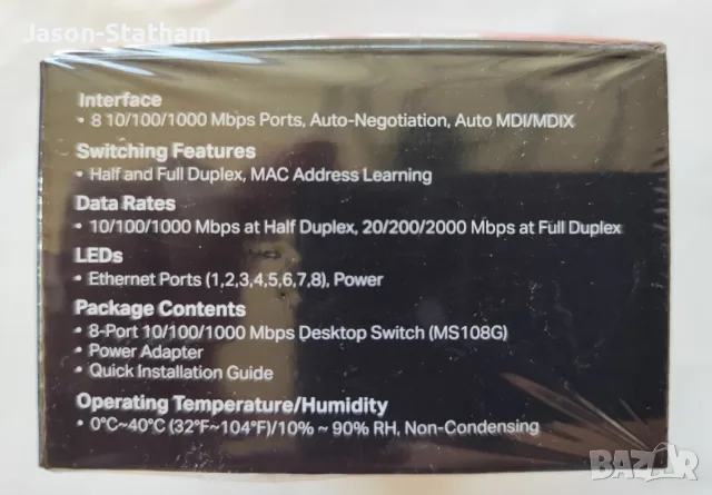 Гигабитов Суич Mercusys MS108G, 8-порта 10/100/1000Mbps, | MS108G, снимка 4 - Суичове - 55368399