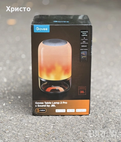 НОВО!!! Смарт LED настолна лампа с Bluetooth високоговорител Govee Table Lamp 2 Pro x Sound by JBL , снимка 2 - Тонколони - 55289989