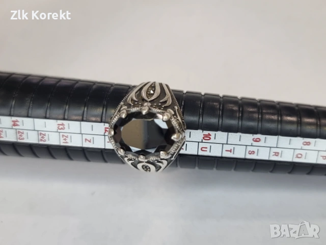 Мъжки пръстен проба 925 сребро, снимка 3 - Пръстени - 54774597