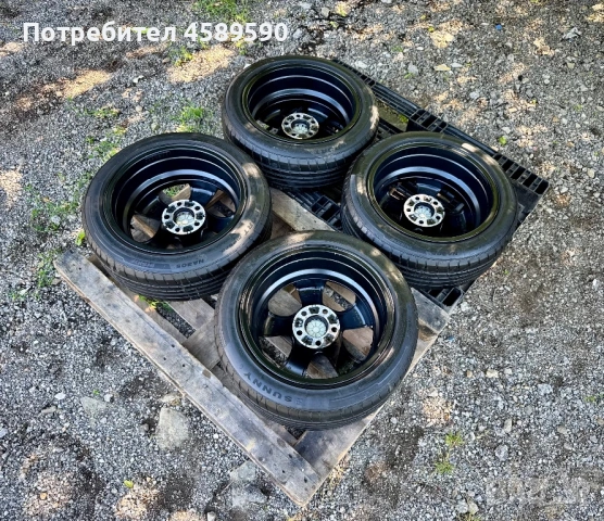 4бр.Алуминиеви джанти 17цола 5x120+НОВИ ГУМИ DOT4924 за BMW E60/E63/E65, снимка 15 - Гуми и джанти - 54933618