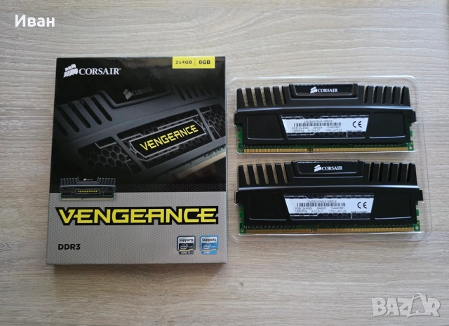 Рам памет Corsair Vengeance 8GB 2x4GB DDR3 1866MHz