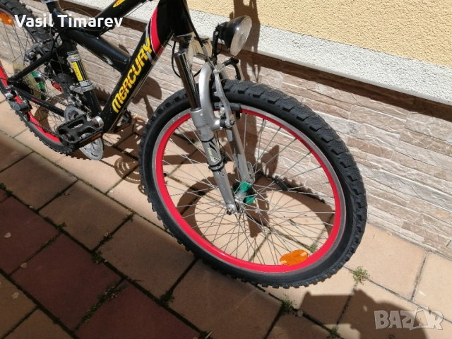 Спортен алуминиев велосипед 24 *   Mercury aero tubing 7005 Shimano 3X7 , снимка 5 - Велосипеди - 54320791