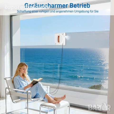 Робот за почистване на прозорци iDEEBO G500,5000 Pa,Гаранция, снимка 3 - Прахосмукачки - 54155223