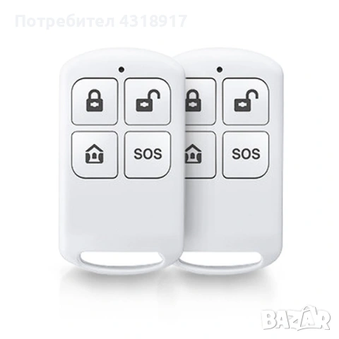 Безжична алармена система LCD 2.4" Wifi GSM, Onshop, Tuya Smart, 2xPIR, Бял, снимка 11 - Други - 54225917