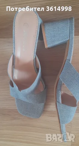 дамски  дънкови чехли 