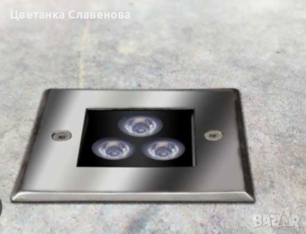 LED осветително тяло за земя или тротоар 3W, снимка 4 - Лед осветление - 54110583