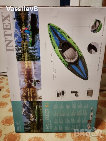 Едноместен надуваем каяк Intex Challenger K1