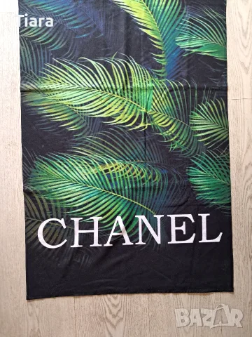 CHANEL - плажна кърпа , снимка 3 - Хавлиени кърпи - 55323061
