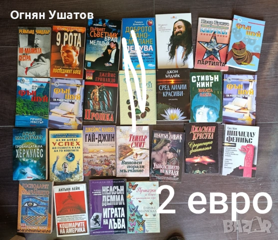 Книги по 2 евро , снимка 8 - Художествена литература - 54675416