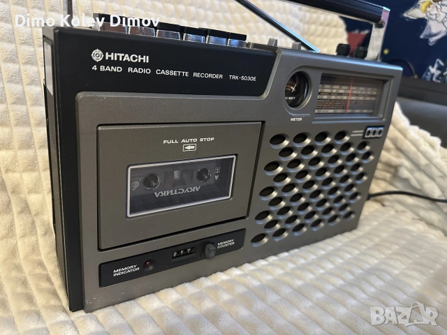 HITACHI TRK-5030 Много истински касетофон. Made in Japan 🇯🇵 , снимка 4 - Радиокасетофони, транзистори - 55248906