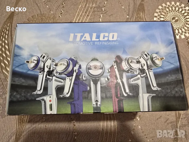 Продавам професионален автобояджийски пистолет Italko H 2002 L.V.M.P