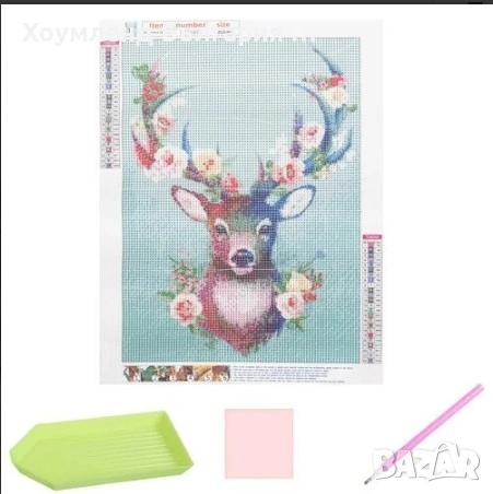 Гоблен с маниста тип диамантена мозайка - различни видове