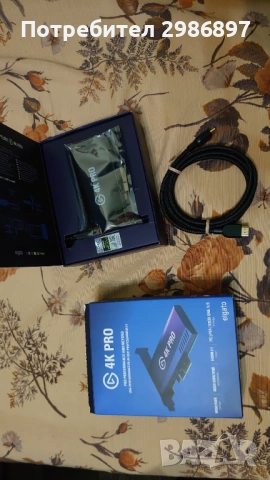 Кепчър карта /Elgato 4K 60 pro, снимка 2 - Други - 54072647
