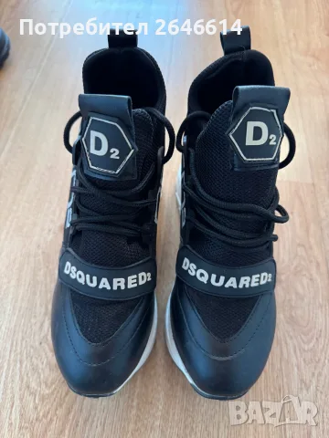 Кецове DSQUARED на платформа, снимка 3 - Кецове - 55606235