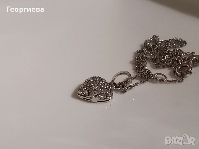 Две сребърни колиета, снимка 10 - Колиета, медальони, синджири - 54826526
