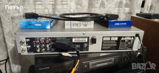 DVD+VHS комбо LG VC 8606V, снимка 6 - Плейъри, домашно кино, прожектори - 55106057