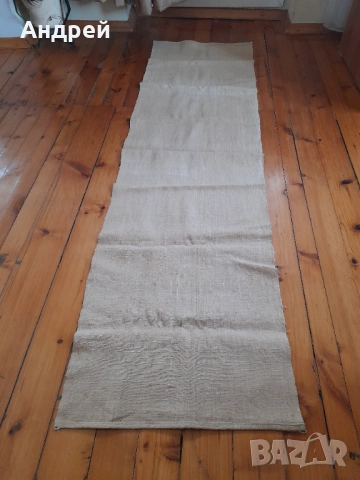 Стар ленен плат,лен #3, снимка 7 - Антикварни и старинни предмети - 54345876