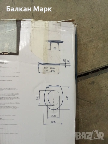 Тоалетна седалка Ideal Standard TIRSO (Soft-Close), снимка 7 - Други стоки за дома - 54541815