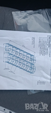 Двутунелна оранжерия - поцинкована конструкция 