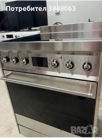 Готварска печка SMEG, снимка 4 - Печки, фурни - 54711518
