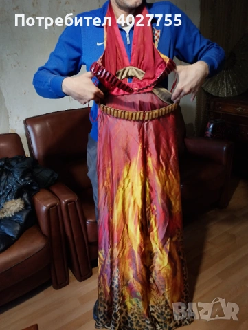 Рокля от естествена коприна. Чисто нова, с етикет, снимка 10 - Рокли - 53996385