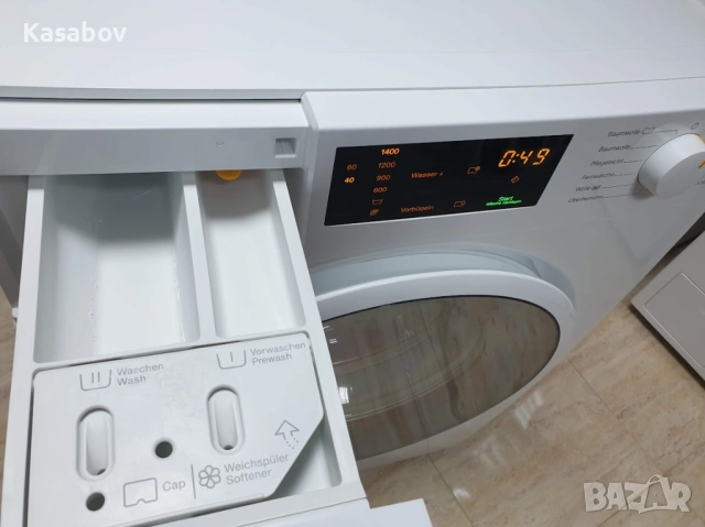 Miele W1 Пералня Series Black & White PowerWash Миеле 12м Гаранция, снимка 6 - Перални - 54745410