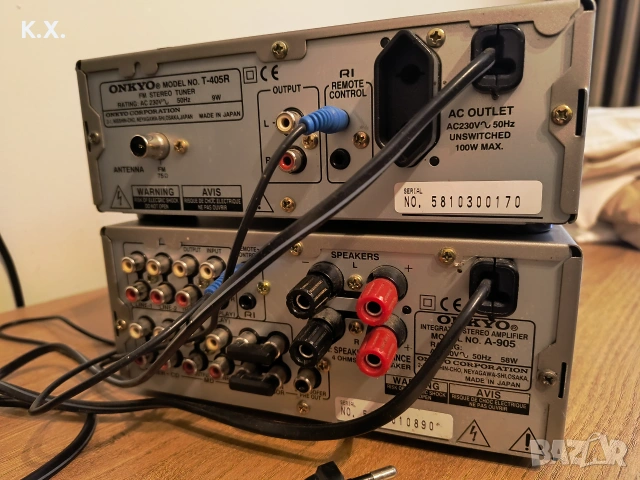 Onkyo A 905 T 405 , снимка 7 - Ресийвъри, усилватели, смесителни пултове - 55249642