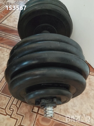 Дъмбели, гири, 40 кг. (2х20 кг.), снимка 2 - Други спортове - 54931683