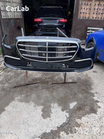 Оригинална предна броня с маска  Мерцедес S-клас w223 , снимка 2 - Части - 55256980
