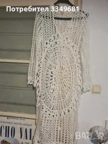 Дантелена туника с качулка , снимка 2 - Туники - 54902510
