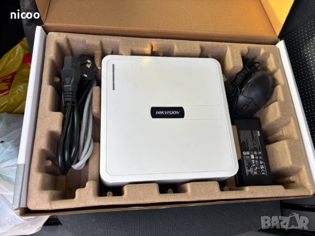 Hikvision HWN-2104H-4P 4-кан PoE NVR, снимка 2 - Други - 54613107