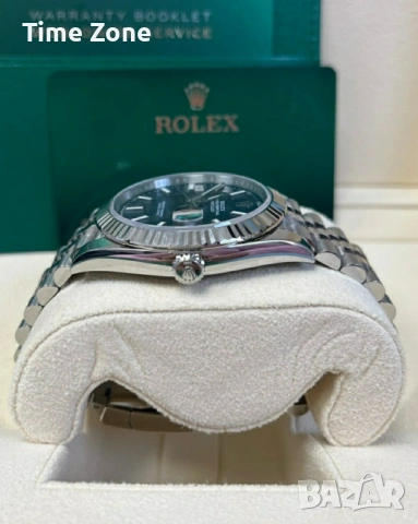 Rolex Datejust 41mm Steel Green Dial Automatic Различни Варианти, снимка 8 - Мъжки - 54050004