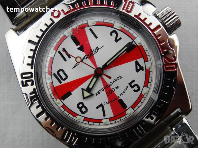 ВОСТОК АМФИБИЯ АВТОМАТИЧЕН-“RADIO ROOM” ref: 110750, снимка 10 - Мъжки - 54129556