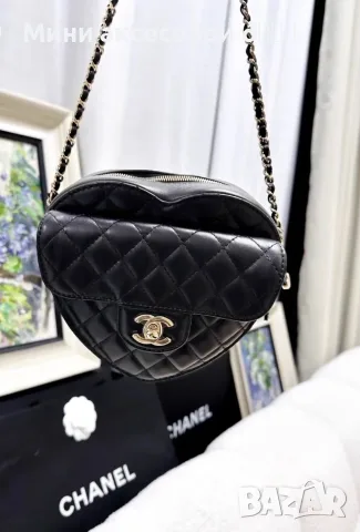 CHANEL чанта сърце, снимка 6 - Чанти - 55465418