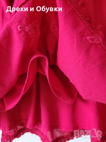 Разкроена рокля памучна материя , снимка 8 - Рокли - 54091894