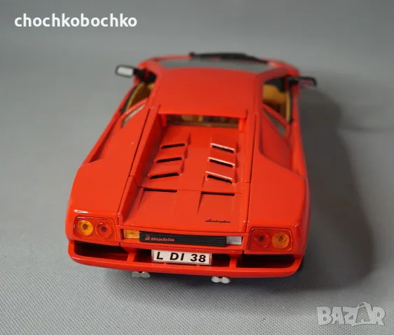 Maisto LAMBORGHINI DIABLO Метален модел спортна кола 1/18, снимка 5 - Колекции - 55688811