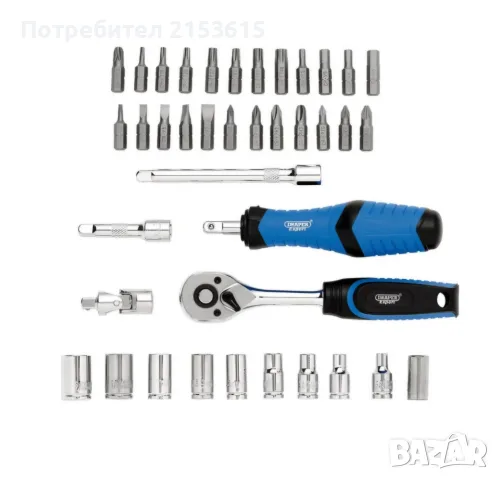 Draper Expert 04713 малка 1/4" гедоре / гидория 39 части вложки камъни комплект, снимка 4 - Гедорета - 55417803
