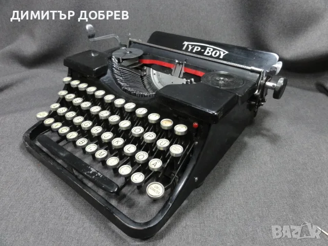 СТАРА РЕТРО ПОРТАТИВНА ПИШЕЩА МАШИНА TYP-BOY QWERTZ, снимка 3 - Антикварни и старинни предмети - 55536338