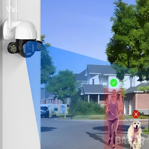 Външна охранителна PTZ WIFI камера, снимка 2 - Други - 54274511