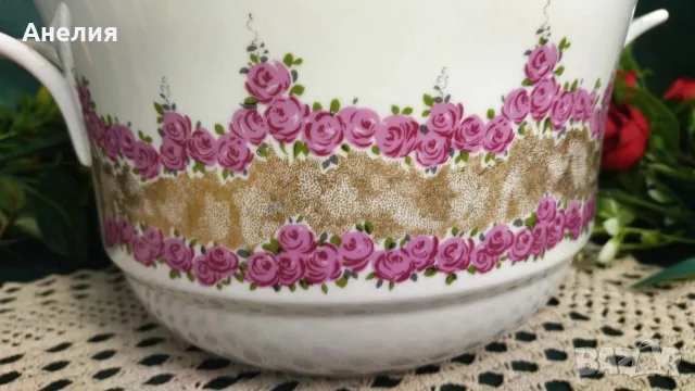 Розички от ГДР супник и плато, снимка 2 - Чинии - 55366227