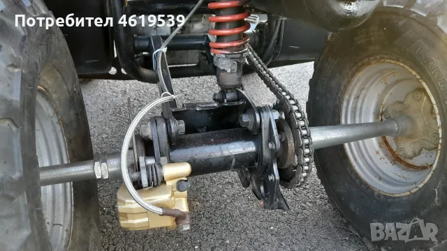 АТВ 100 кубика Автомат Ямаха Atv Dinli T-rex , снимка 4 - Мотоциклети и мототехника - 55436633
